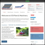 Screen shot of the ICB Plant & Machinery Ltd website.
