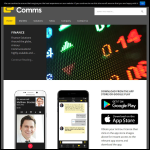 Screen shot of the Armour Communications Ltd website.