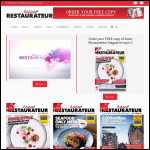 Screen shot of the Asian Restaurateur website.