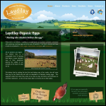 Screen shot of the Laydilay Organic Eggs website.