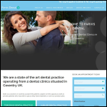 Screen shot of the Jubilee Dental Practice website.