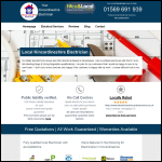 Screen shot of the Your Kincardineshire Electrician website.