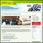 Screen shot of the Rubbish Removals London Ltd website.