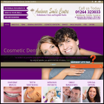 Screen shot of the Andover Smile Centre website.