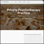Screen shot of the Psytherapy website.