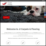 Screen shot of the JI Carpets & Flooring Southampton website.