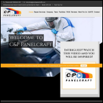 Screen shot of the C&P Panelcraft Ltd website.