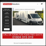 Screen shot of the Northampton Relocations website.