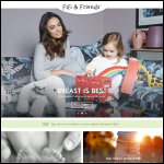 Screen shot of the Fifi & Friends website.