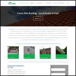 Screen shot of the Fascia Rite Roofing Ltd website.