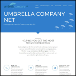 Screen shot of the Umbrella Company Net website.