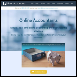 Screen shot of the The Smart Accountants website.