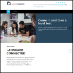 Screen shot of the Language Connected website.