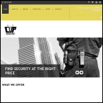 Screen shot of the Close Unit Protection Services Ltd website.