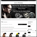 Screen shot of the Love4Watches website.