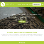 Screen shot of the Axzyra Ltd website.