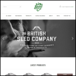 Screen shot of the The British Seed Company website.
