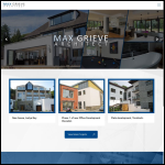 Screen shot of the Max Grieve Chartered Architect website.