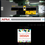 Screen shot of the APM (Sales & Service) UK Ltd website.