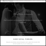 Screen shot of the Philip Warren Photography website.