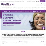 Screen shot of the Wellnostics website.