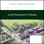 Screen shot of the Flyby Photography website.