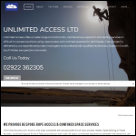 Screen shot of the Unlimited Access LTD website.