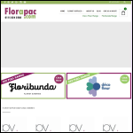Screen shot of the Florapac website.