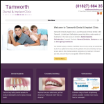 Screen shot of the Ascent Dental Care Tamworth website.