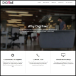 Screen shot of the Digitae Consultancy Services Ltd website.
