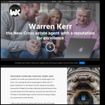 Screen shot of the Warren Kerr Estate Agents website.