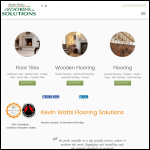 Screen shot of the Kevin Watts Tiling & Flooring Solutions website.
