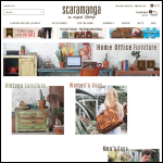 Screen shot of the Scaramanga website.