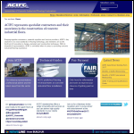 Screen shot of the Association of Concrete Industrial Flooring Contractors website.