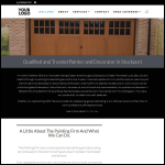 Screen shot of the The Painting Firm website.