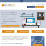 Screen shot of the Accountspoint Ltd website.