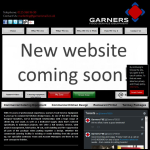 Screen shot of the Garners Food Equipment And Service website.