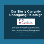 Screen shot of the 110 Total Dentistry website.