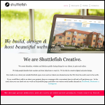 Screen shot of the Shuttlefish Creative Ltd website.