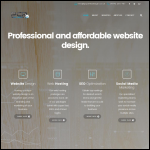 Screen shot of the PCP Web Design LTD website.