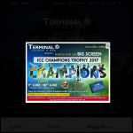 Screen shot of the Terminal 6 Lounge & Bar website.