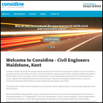 Screen shot of the Considine Ltd website.