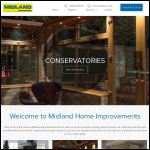 Screen shot of the Midland Home Improvements website.