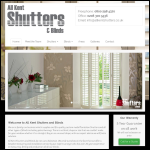 Screen shot of the All Kent Shutters & Blinds Ltd website.