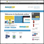 Screen shot of the Vanitorials Ltd website.