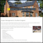 Screen shot of the Alexander Project Management website.