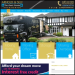 Screen shot of the Arnold & Self Removals website.