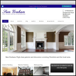 Screen shot of the Sam Graham Painter & Decorator website.