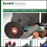 Screen shot of the Bonded Abrasives Ltd website.