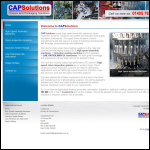 Screen shot of the Capsolutions Ltd website.